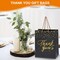 20 Pcs Black and Gold Gift Bags with Handles - Medium Size Thank You Bags Bulk for Weddings